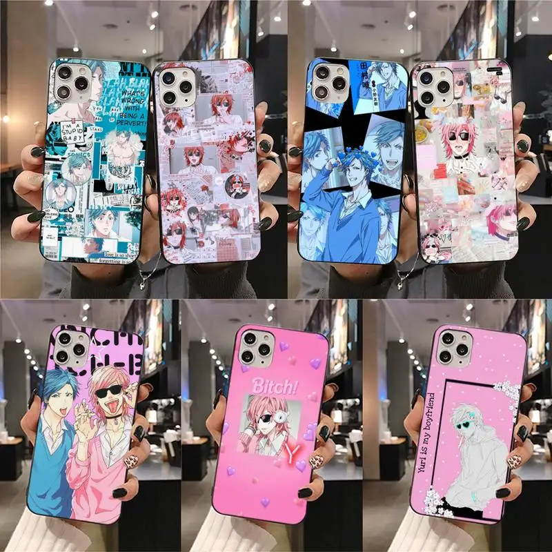 Чехол для телефона с рисунком аниме Yarichin bitch Club iphone 12 pro max mini 11 XS MAX 8 7 6 6S Plus X 5S SE 2020 XR