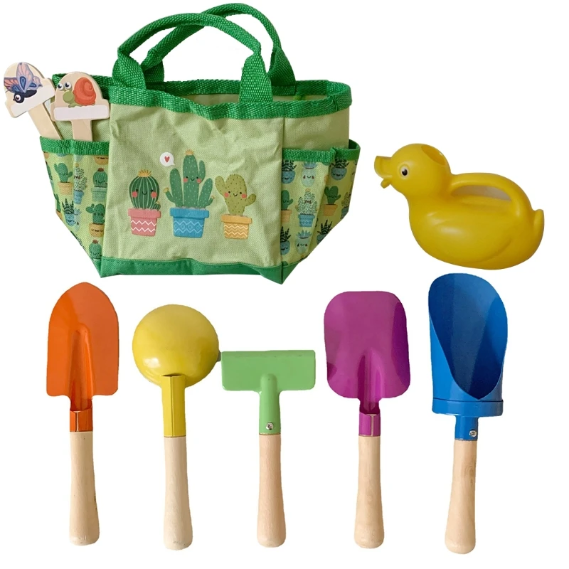 

2021 New Garden Tools for Children 9 Pieces Children's Gardening Tool Set Garden Tools