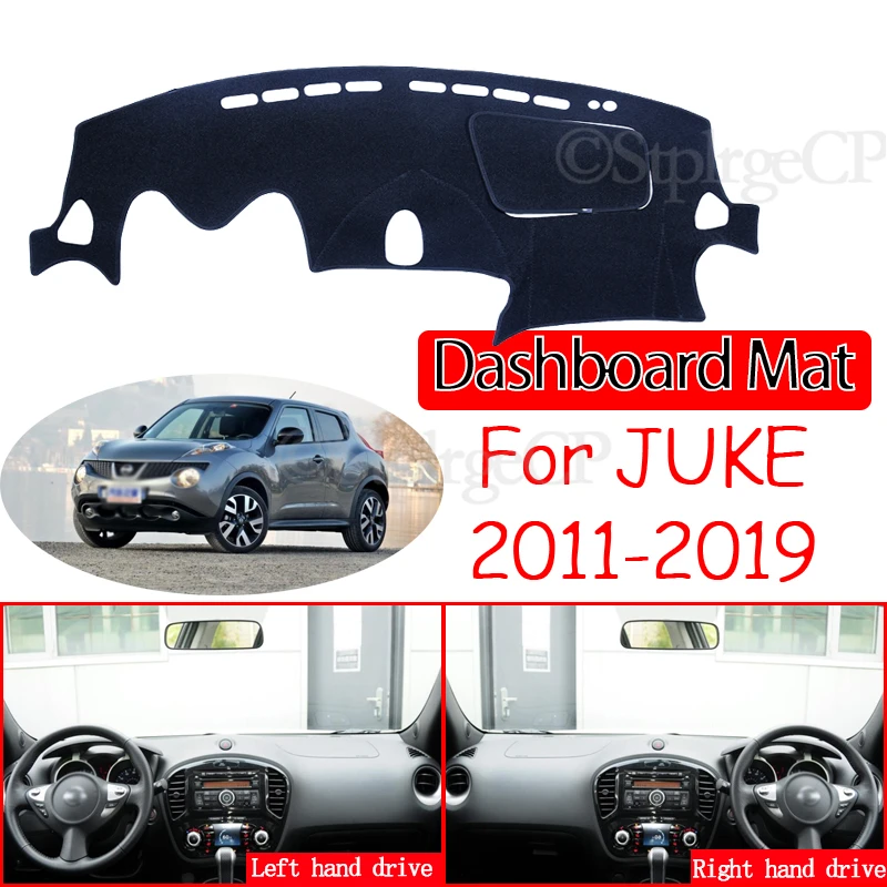 

Противоскользящий коврик для Nissan JUKE F15 2011 ~ 2019, накладка на приборную панель, солнцезащитный козырек, аксессуары для приборной панели 2012 2013 ...