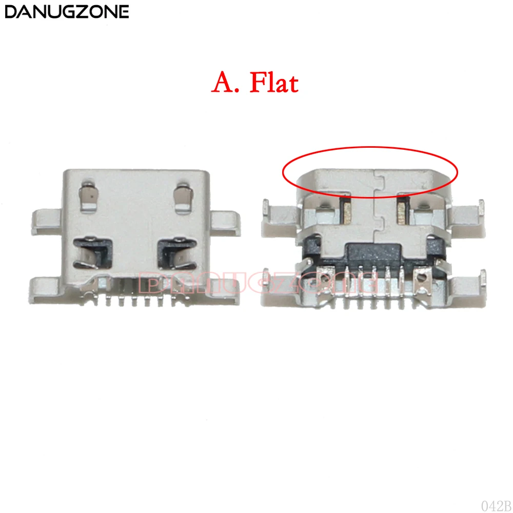 A 10 шт./партия разъем для зарядки Micro USB док-станция 5 Pin 5 Pin - Цвет: A