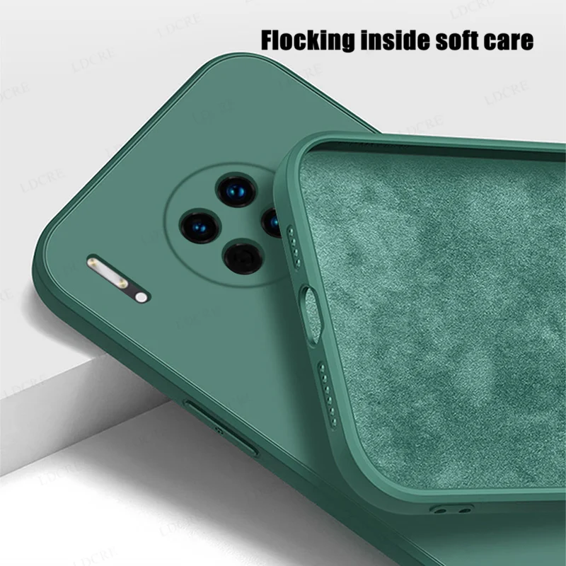 Funda cuadrada de silicona l&iacute;quida para Huawei Nova 8i, carcasa Original de goma para Huawei Nova 8i, Nova 8i, 8, 8 Pro, Nova 9-5