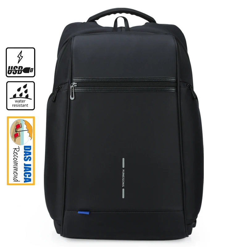 Для мужчин рюкзак Водонепроницаемый зарядка через USB для ноутбука 15 6/17 17 3 дюймов