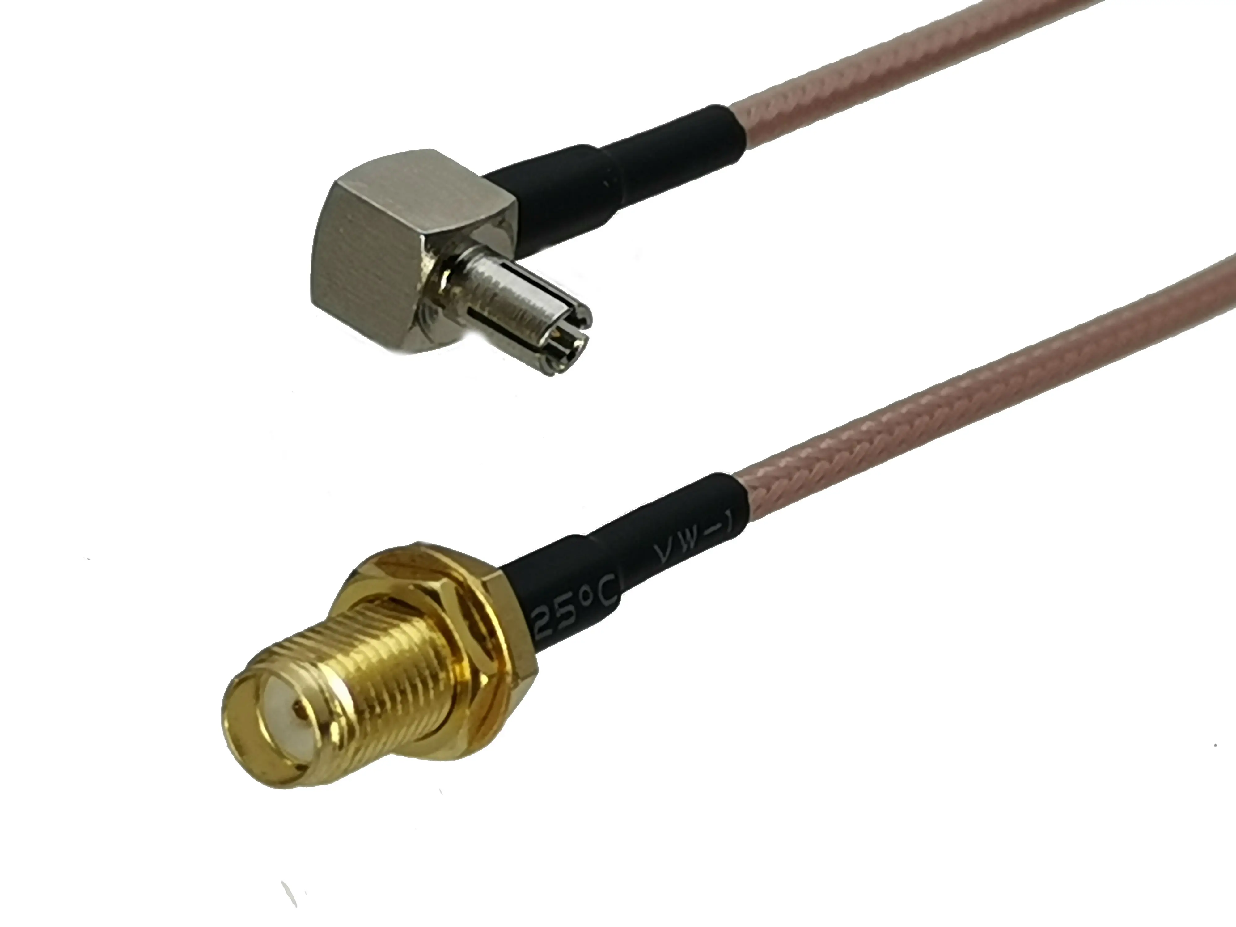 

1Pcs RG316 SMA Female Bulkhead to TS9 Male Plug Right angle Connector RF Coaxial Jumper Pigtail Cable For USB Modem 4inch~10M