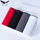 Трусы nkd мужские из 100% хлопка, нижнее белье, пикантные трусы, 4 шт.лот