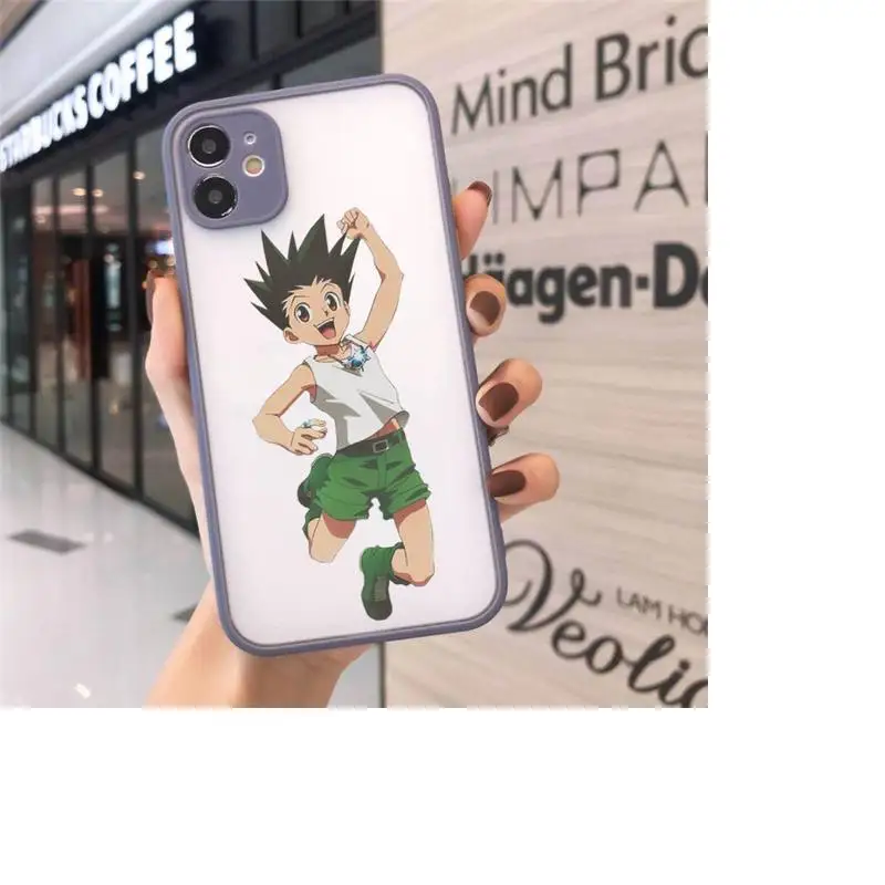 

Anime Hunter Hunters Phone Cases Matte For iPhone 12 Mini 11 Pro XR XS Max 7 8 Plus X Hard PC Back Cover