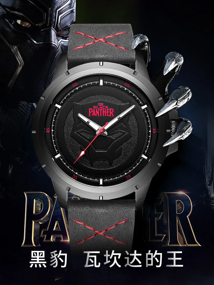 

Часы Disney Marvel мужские, модное оборудование для студентов, новинка 2021, мужские водонепроницаемые часы