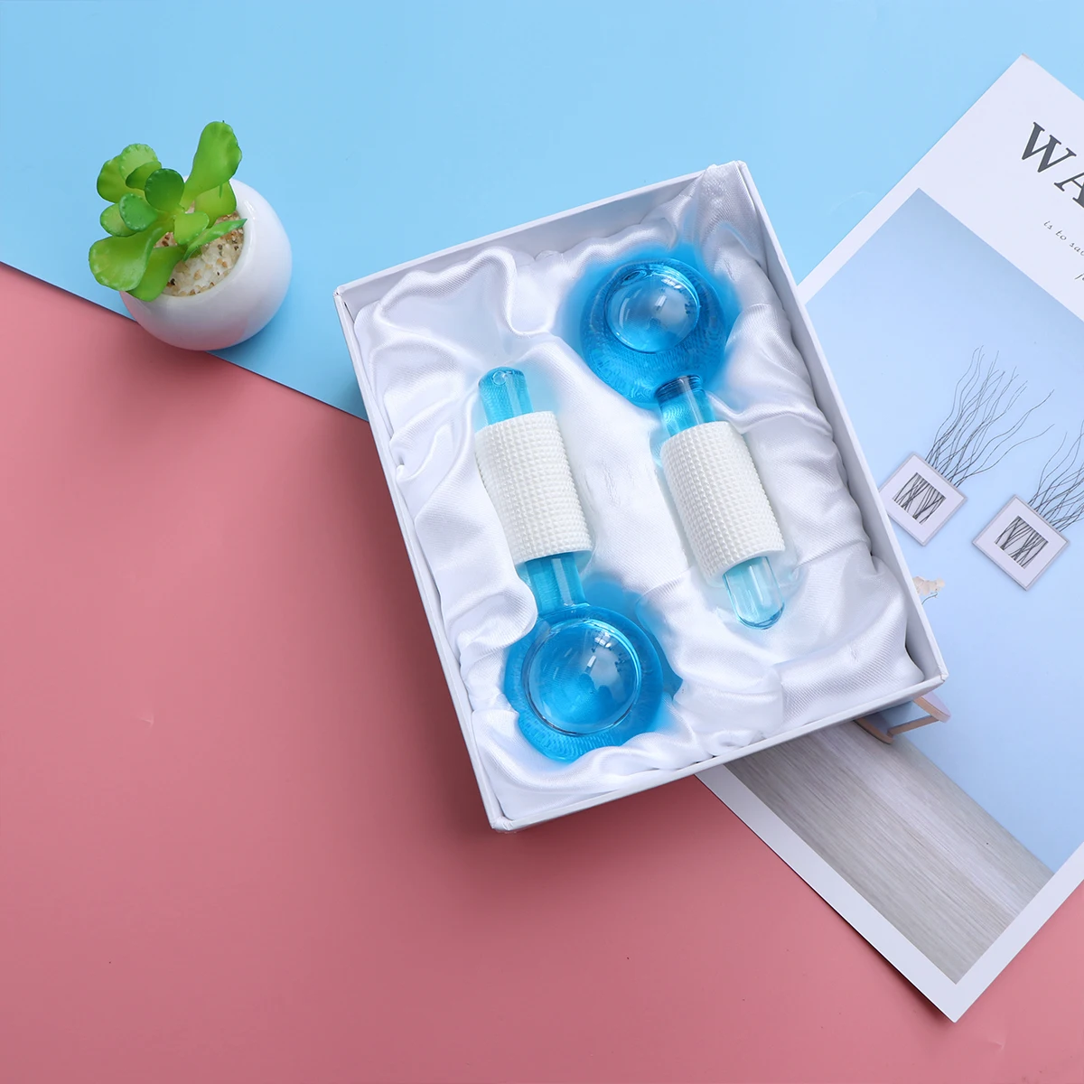 2 шт. охлаждающие шарики для лица| |