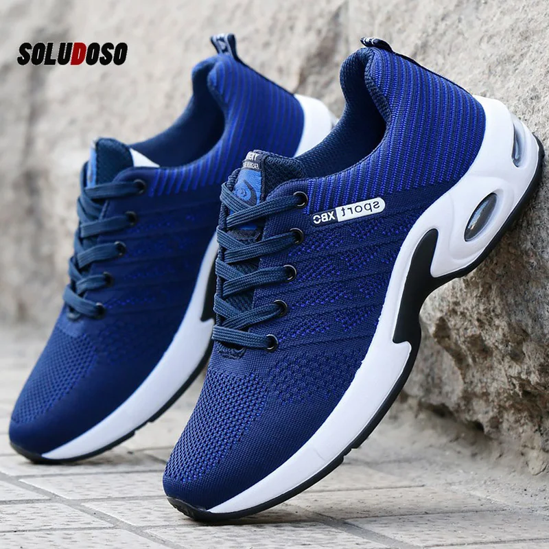 

Vulcanized Shoes Mens Sneakers 2020 Fashion Summer Air Mesh Breathable Wedges Sneakers For Men Plus Size 38-44
