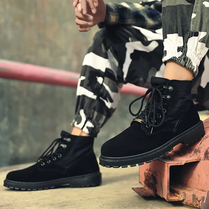 

New Men Hiking Shoes Anti-Slip Outdoor Sport Shoes Walking Trekking Climbing Sneakers Zapatillas Martin boots