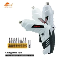 3 6v mini electrical screwdriver set smart cordless electric screwdrivers usb rechargeable handle with 15 bit set drill
