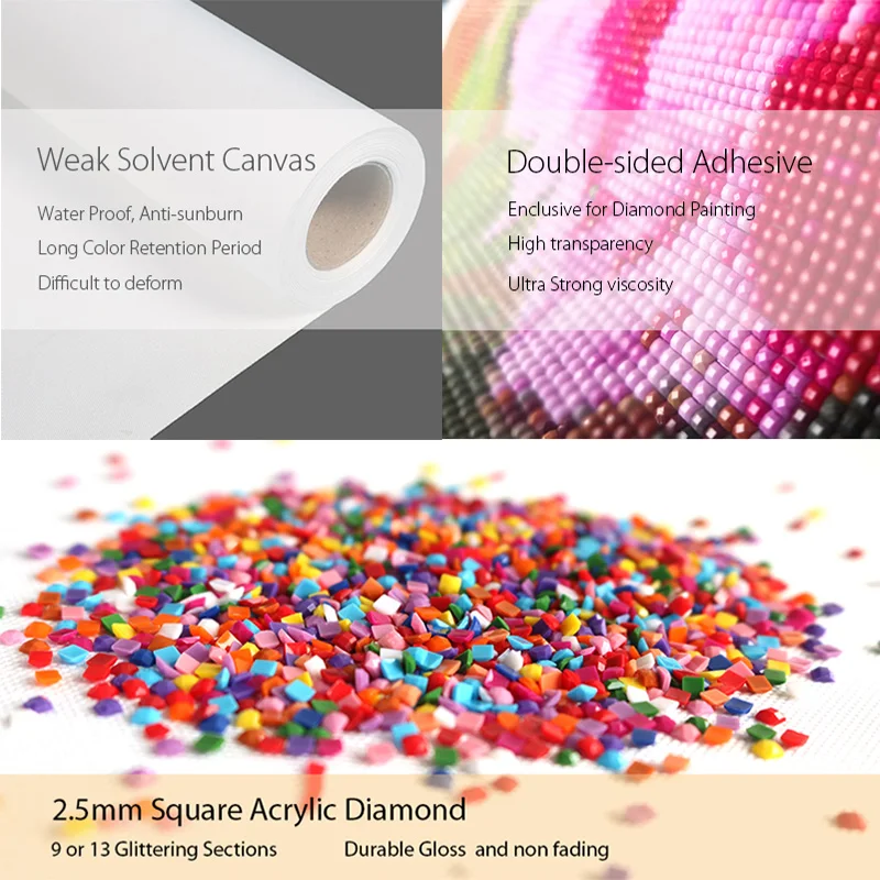 Американский флаг 5D алмазная картина Полная площадь орел в громе Broderie Диамант