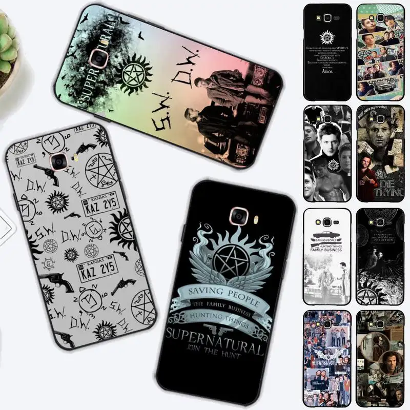 

Supernatural TV Show Phone Case for Samsung J 2 3 4 5 6 7 8 prime plus 2018 2017 2016 core