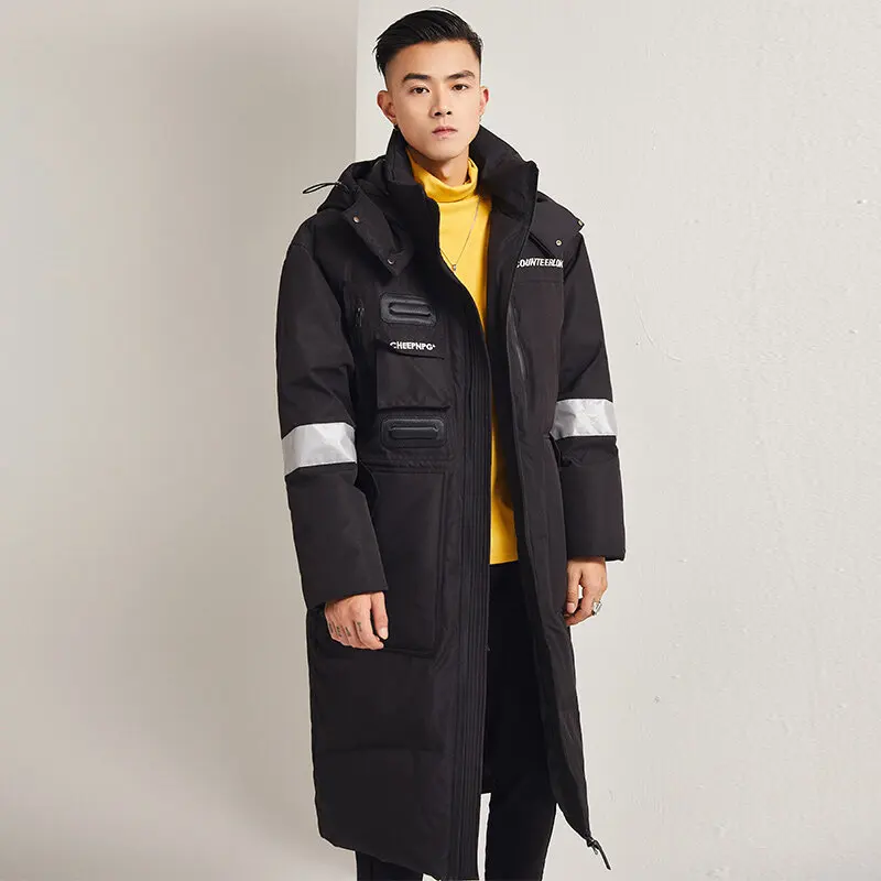 Winter New Parkas Men 2021 Brand Windproof Windbreak Plus Velvet Thick Warm Jacket Parkas Coat Men Long Hooded Parkas Jacket Men