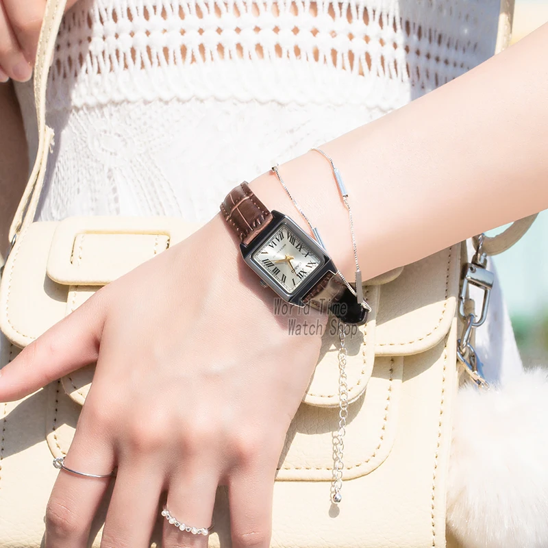 Casio часы женские лучший бренд класса люкс 30мВодонепроницаемый Кварцевые дамы