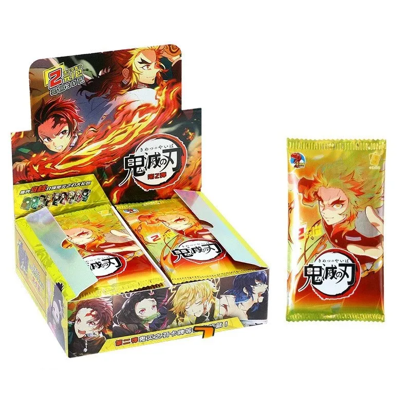 Juego de cartas Demon Slayer TCP, juego de mesa Kimetsu No Yaiba, colecci&oacute;n de juguetes para la familia, regalo de Navidad para ni&ntilde;os, novedad-1