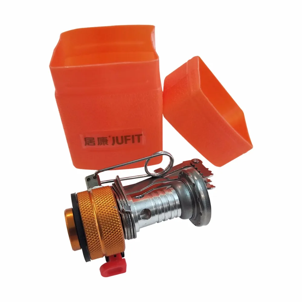 Новинка уличная газовая горелка JUFIT для пикника плита кемпинга суперлегкая