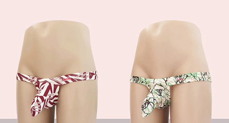 Мужское нижнее белье с заниженной талией из ледяного шелка| |