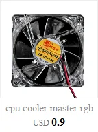Кулер для процессора master rgb Вентилятор охлаждения 120 мм 120x120x25 мм 12 В DC бесщеточный PC чехол для компьютера Вентилятор охлаждения радиаторы 1200PRM с кабелем