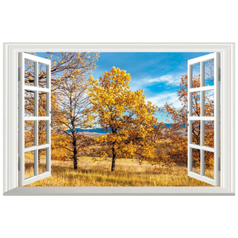 Настенные украшения Осенний урожай пейзаж настенная фруктового сада 3d