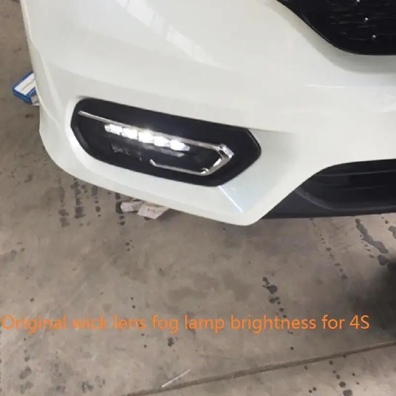 MODEL K Drl Automovil Cob дневные ходовые авто лампы Автомобильные светодиодные фары передние противотуманные задние Автомобильные фары в сборе 17 для Honda Avancier - Цвет: MODEL K
