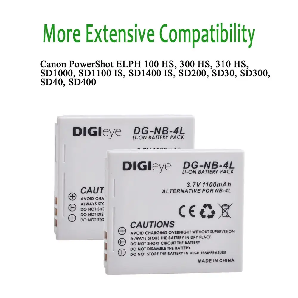 Аккумуляторная батарея для фотоаппарата Аккумулятор Canon IXUS 30 40 50 55 60 65 80 100 PowerShot