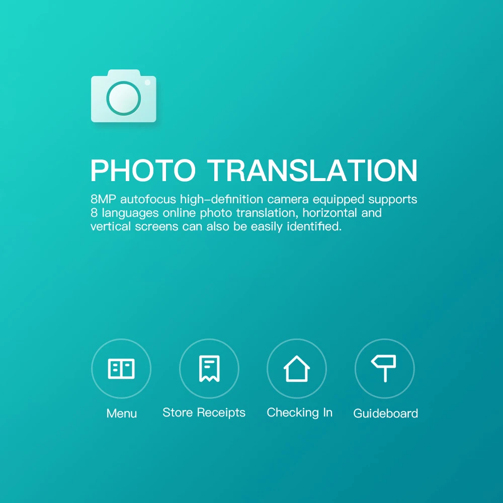 Xiaomi Mijia переводчик AI Voice Translate сенсорный экран 4G/WiFi/SIM 8MP камера фото Tranlation