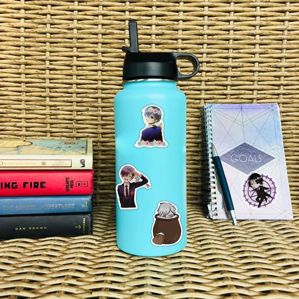 

10/30/50/100PCS Anime Black Butler Graffiti Sticker For Motorcycle Luggage Water Cup Guitar Waterproof Anime Sticker Kids Toys