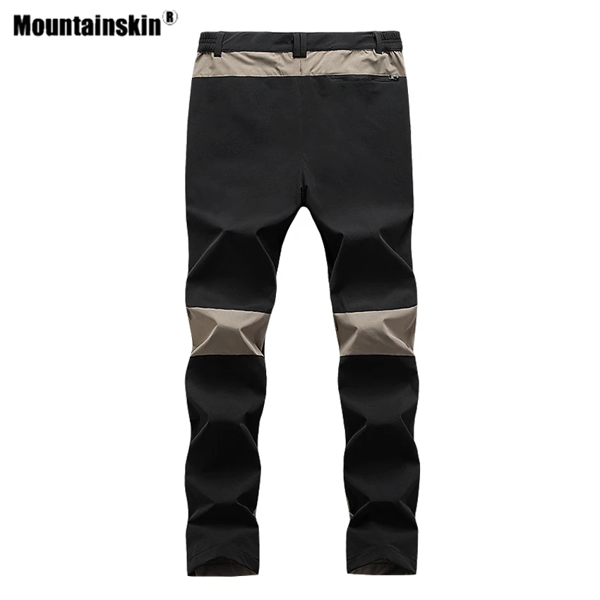 Mountainskin Для мужчин, эластичная повязка на головку с Пеший Туризм брюки для отдыха на открытом воздухе спортивные мужские ботинки для походов Кемпинг походы Рыбалка Мужские дышащие брюки VA681