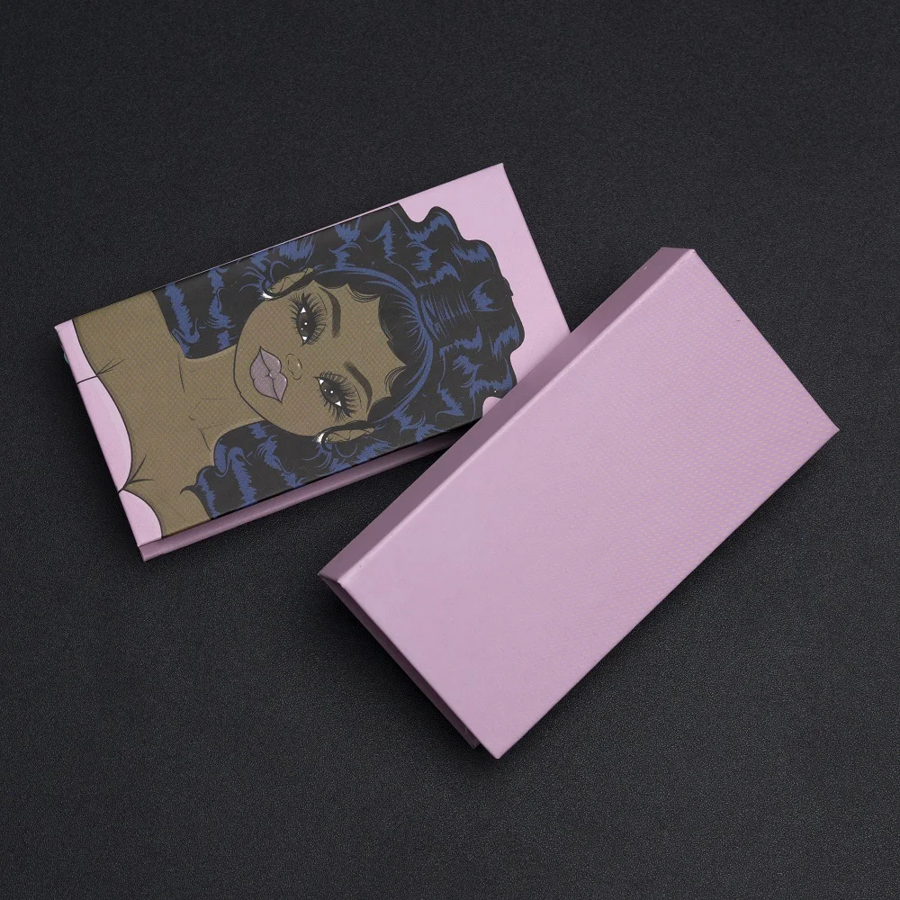 

Wholesale Full Strip Eyelashes Packaging Box Custom Logo Mink False Lash Empty Paper Case