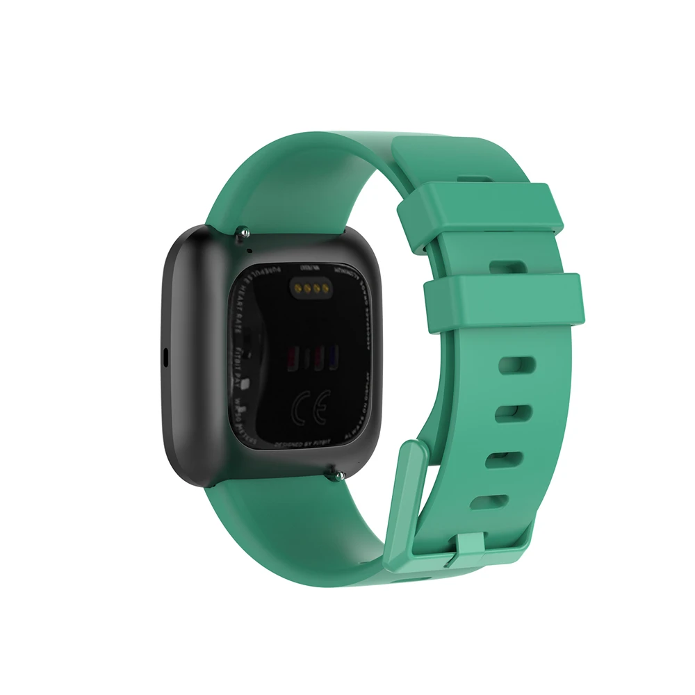 Сменный ремешок для Fitbit Versa/Versa 2, мягкие силиконовые водонепроницаемые наручные аксессуары, ремешок для Fitbit Versa 2, ремешок