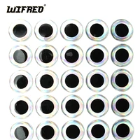 100pcs 3d eyes for lure making fly tying stick fishing silver 3mm 4mm 5mm 6mm 7mm 8mm 9mm 10mm 11mm 12mm 14mm 16mm 18mm 20mm