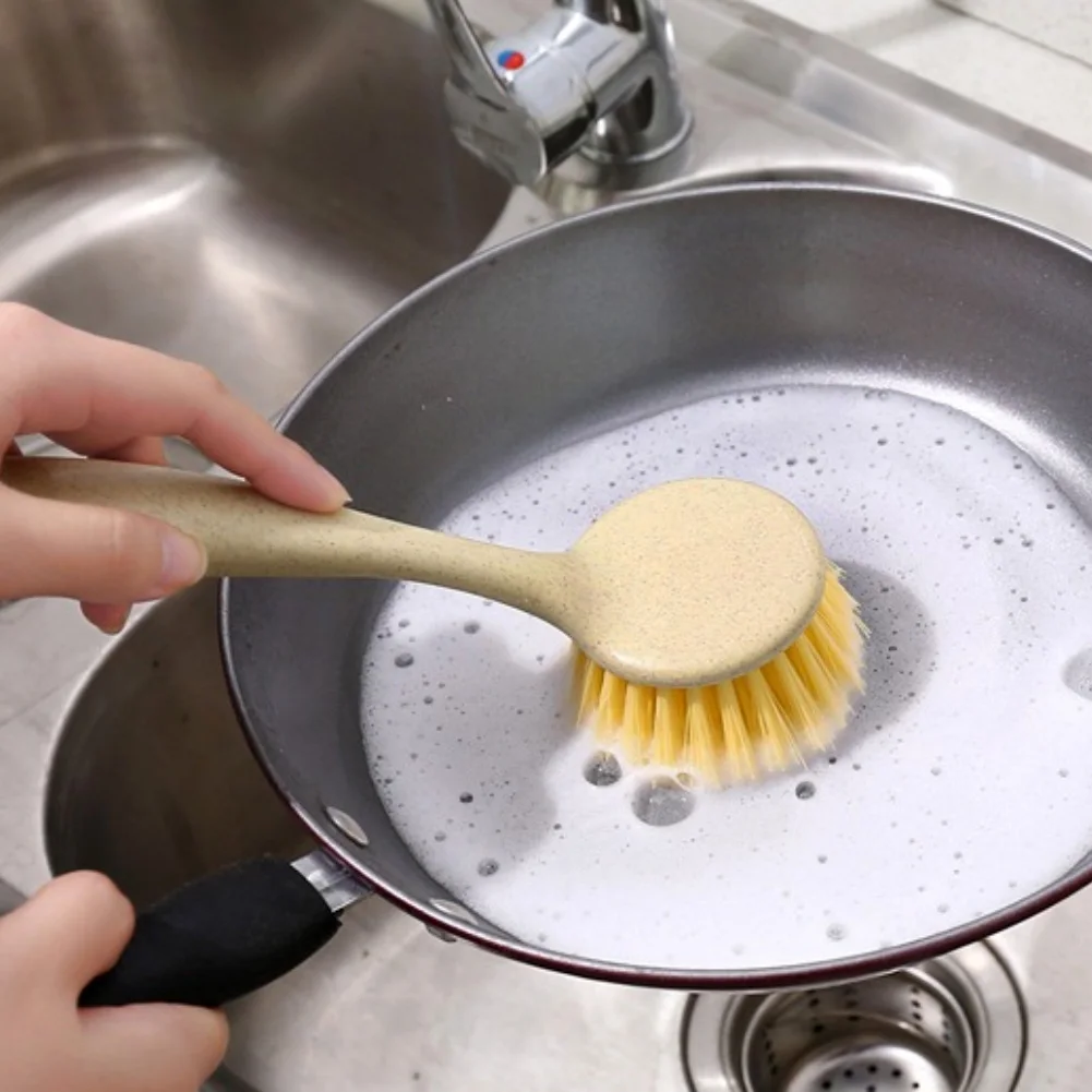 Товары для дома LTP кухонная щетка мытья посуды с антипригарным длинным стеблем
