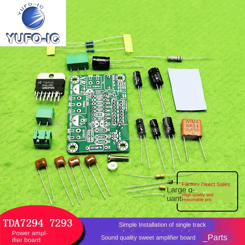 

Free Ship 3pcs TDA7294 7293 Amplifier Board Mono Sound Sweet Power Amplifier Board Parts