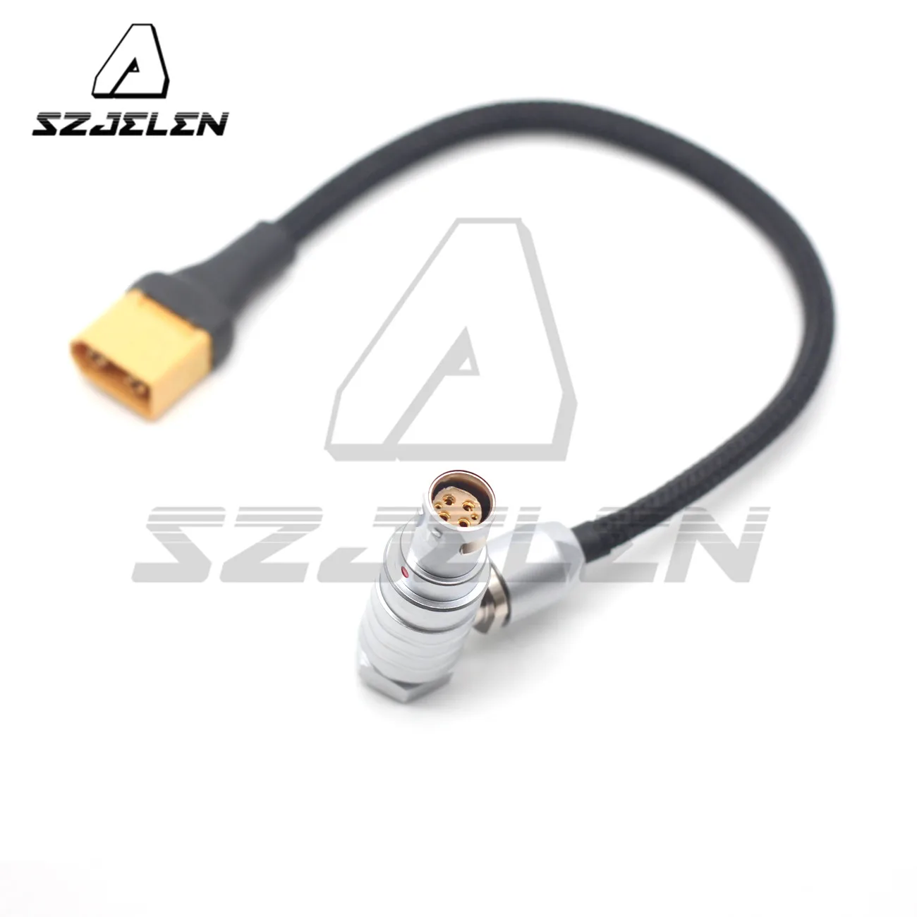XT60 mele to Right Angle 6 Pin Female для камеры Red Scarlet & Epic|Соединители| |