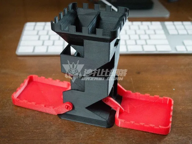 Творческий пользовательские 3D принт оригинальный замок лестница двойная башня
