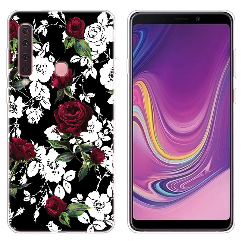 Red Roses Flowers Silicone Case For Samsung Galaxy A90 A80 A70 A60 A50 A40 A30 A10 A20E A2CORE A9 A7 A8 A6 Plus 2018 A5 2017 TPU | Мобильные