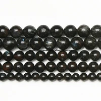 genuine semi precious natural russia hypersthene stone round loose beads 6 8 10 mm pick size jewelry making