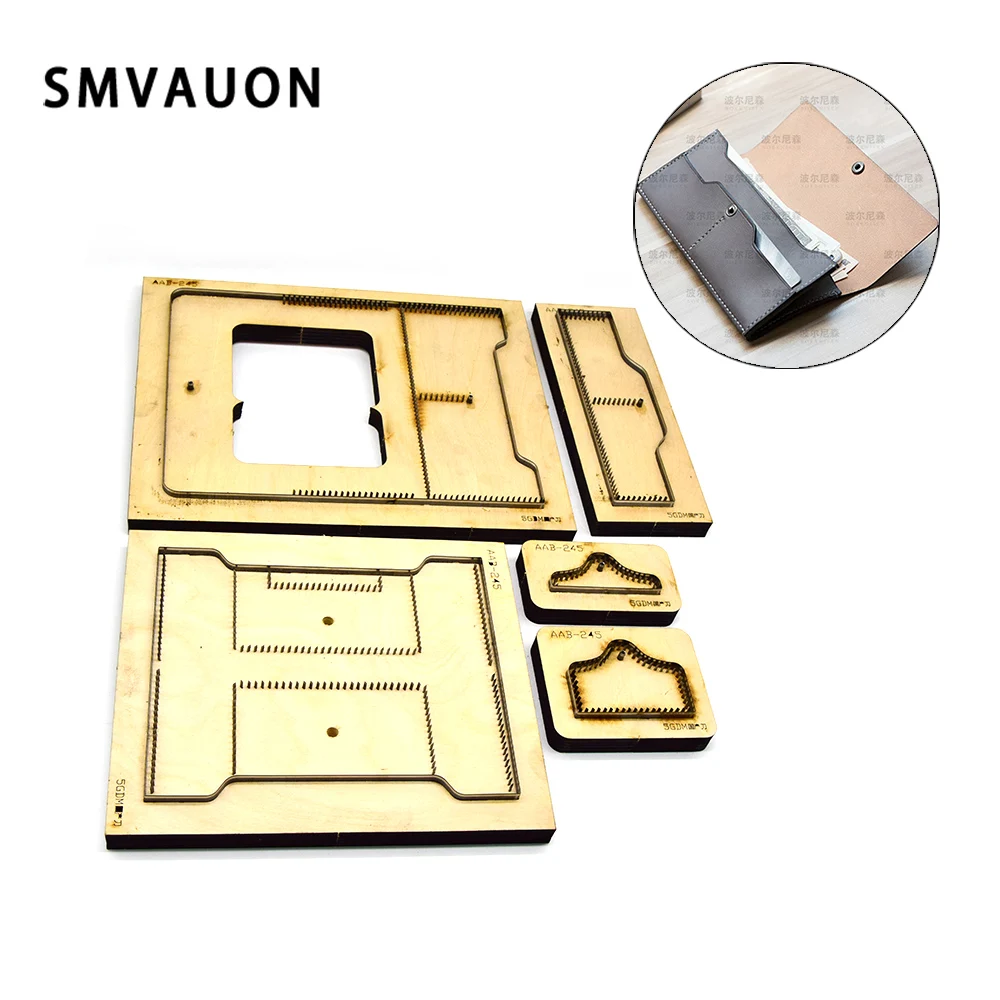 Новый длинный кошелек кожаная сумка японская сталь высечка подходящая для