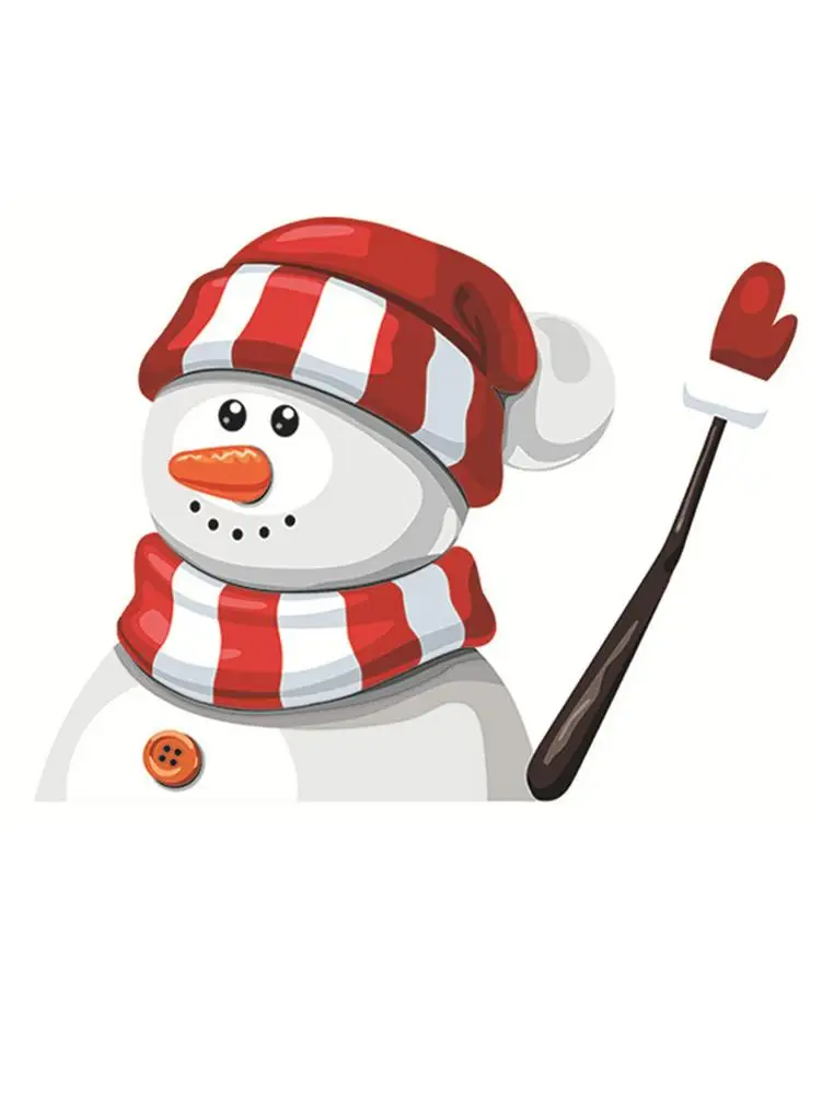 Рождественская наклейка на автомобиль заднее стекло автомобиля ветровое Санта