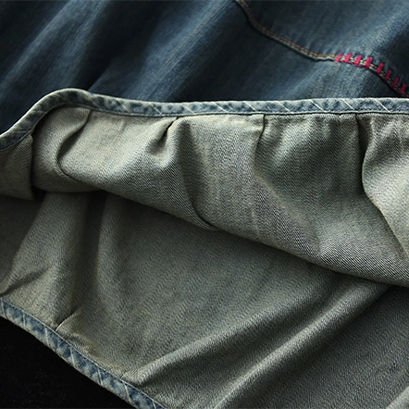 

Women Denim Skirt Oversized Elastic Waist Big Loose New for Spring Autumn Female Bottom Fashion Retro Vintage B010502333