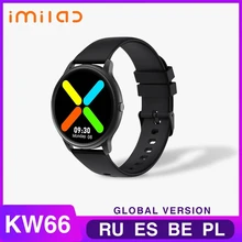KW66 Smart Watch Bluetooth 5.0 Smart Bracelet Sports Watch Heart Rate Sports Fitness Tracker IP68 Waterproof SmartWatch