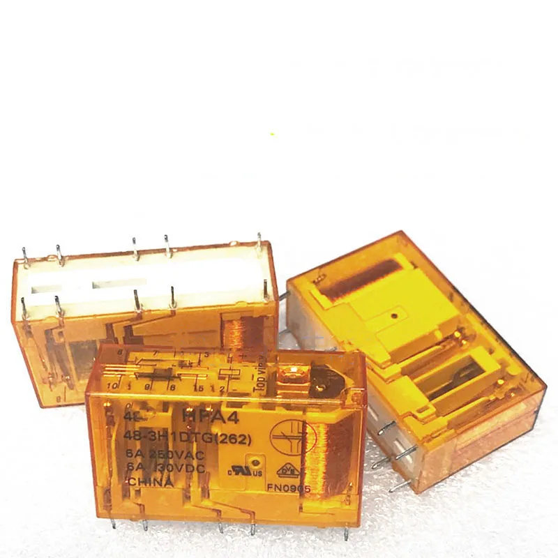 

1 PCS HFA4 48-3H1DTG 48V Relay 10 Pins Contacts
