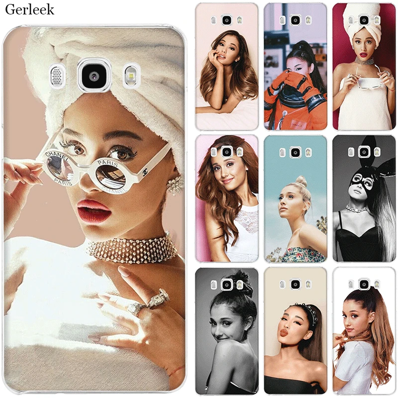 Мобильный телефон чехол для Samsung S7 Edge S8 S9 S10 S10E Note 8 9 10 Plus M10 M20 M30 M40 Ariana Grande Singer