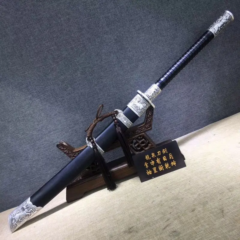Меч ручной работы Китайский KUNGFU меч из марганцевой стали лезвие DA дао|steel fortune|blade tipblade fencing |