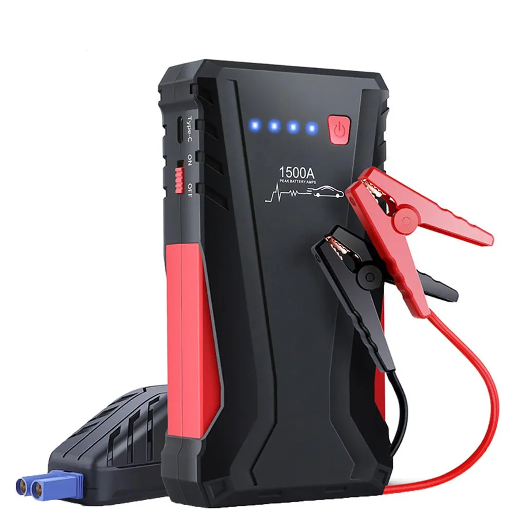 

12V Portable Car Emergency Starting Power Supply Auto Battery Booster Pack With QC3.0 And Type-c Input/output