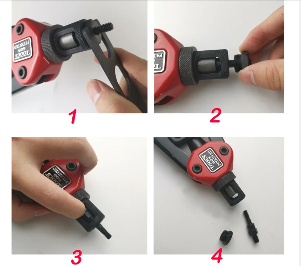 

BT-605 Gun Auto Rivet Tool Blind Rivet Nut Gun Heavy Hand INSER NUT Tool Manual Mandrels M3 M4 M5 M6 M8 M10 BT-606