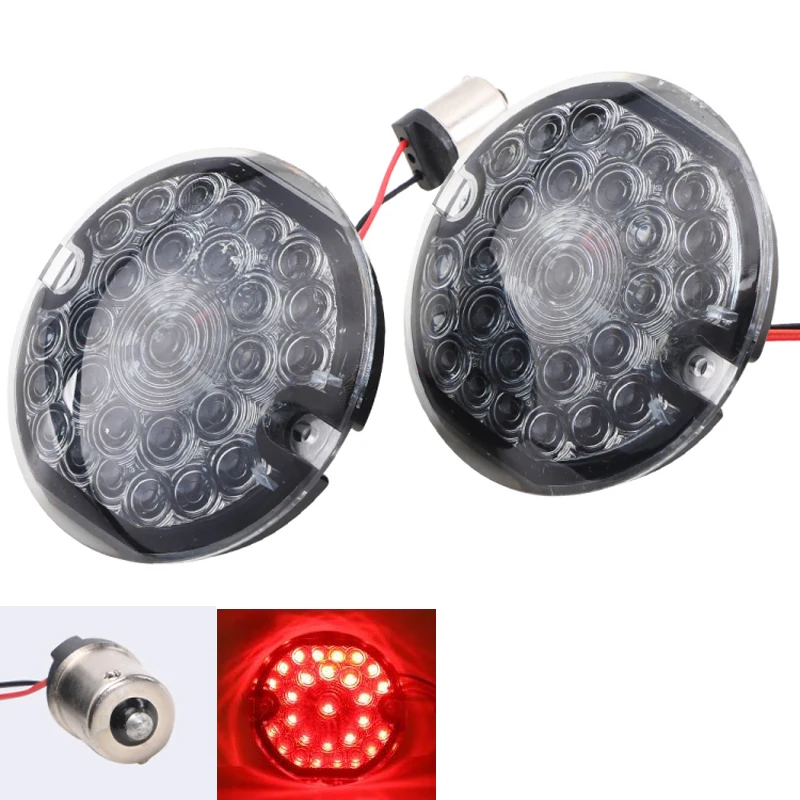 Светодиодсветильник поворотники для мотоциклов 12 В harley FLSTC FLHTC FLSTN FLHTK FLHT FLTR FLHR FLHRC|
