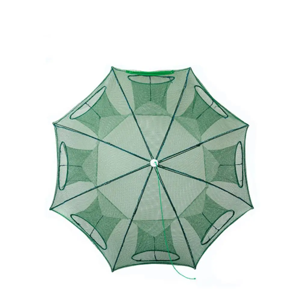 Портативная прочная сетка для рыбы сетчатый зонтик тип литая сеть рыболовные