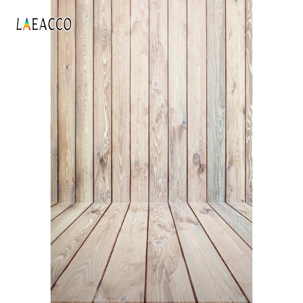 Фотофон Laeacco с изображением деревянного пола фоны для фотосъемки на день