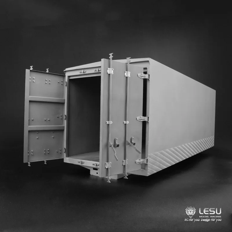 1/14 г. LESU металлический контейнер ведро для радиоуправляемого трактора TAMIYA